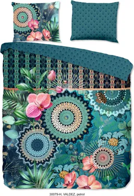 Zdjęcie produktu dla Muller Textiles 30079.68.28, Koc do nakrycia w zestawie, Poszewka na poduszkę dołączona
