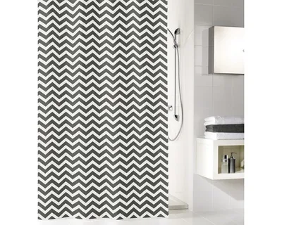Image de Kleine Wolke rideau de douche PEVA ZACK ardoise 180 x 200 cm