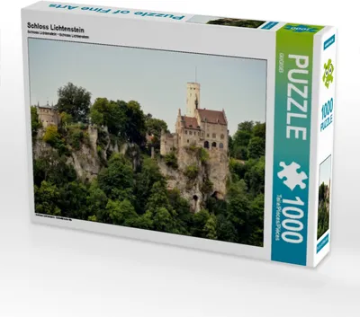Produktbild von Calvendo Schloss Lichtenstein 1000 Teile Puzzle quer 640x480mm, CALVENDO; 7296779