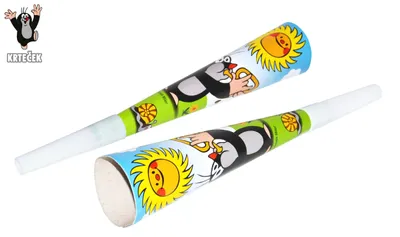 Produktbild von Party-Tröte Krtek und Freunde 6 Stück, 20 cm