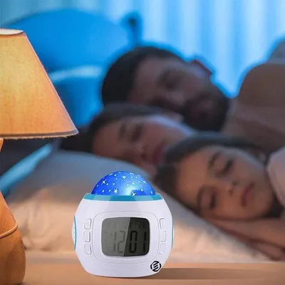 Zdjęcie produktu dla Cyfrowy budzik dla dzieci z lampką nocną i funkcją nauki zasypiania