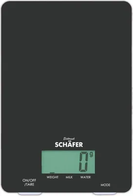 Immagine prodotto di Bilancia da cucina digitale Schafer SchÄFer Nero