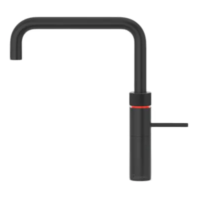 Produktbild von Quooker Wasserhahn Fusion Square schwarz & PRO3 Reservoire & Sprudelwasser CUBE