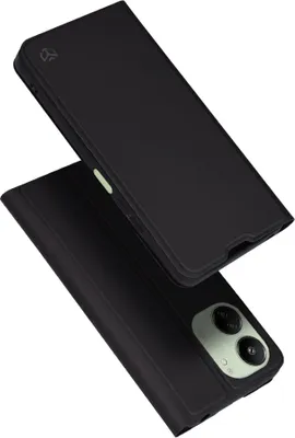 Produktbild von Techsuit Magskin Book Wallet Klapphülle für Xiaomi Redmi 13C 4G/5G / Xiaomi Poco C65 - Schwarz