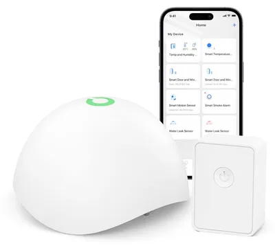 Image de meross Capteur d'eau sans fil IP67 avec alarme sonore de 60 dB