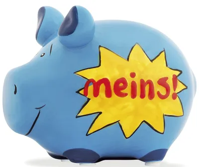 Produktbild von KCG 101137 Spardose Schwein "Meins " - Keramik, klein