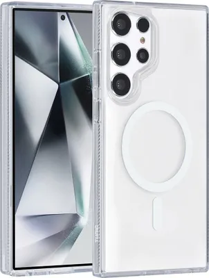 Immagine prodotto di Custodia posteriore TUNIQ per Galaxy S24 Ultra - Silicone Magsafe - Bianco
