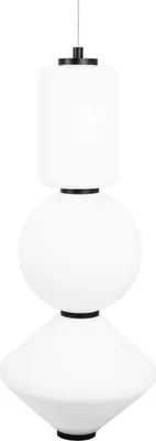 Obrázok produktu pre Závesná LED lampa AKIKO, čierna, 16 W, teplá biela, 1280 lm, kov, rozmery: 180 x 20 x 20 cm, IP20, Maxlight