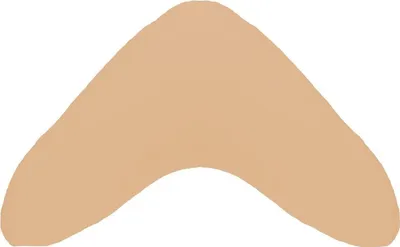 Produktbild von Bezug Bumerangkissen Wasserbett : Farbe - Camel