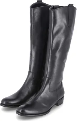 Produktbild von Gabor Damen under the knee Stiefel/ Reiterstiefel Schwarz Glattleder Größe: 38