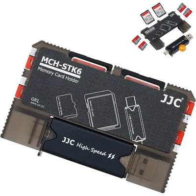 Obrázek produktu pro Pouzdro na SD karty s USB 3.0 čtečkou pro 2 SD karty a 4 karty Micro SD