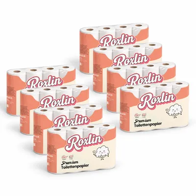 Immagine prodotto di Carta igienica premium a 3 veli, ultra morbida, altamente assorbente, delicata sulla pelle, resistente e ipoallergenica – 64 rotoli,  tedesca