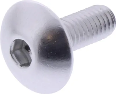 Produktbild von Linsenschraube JMP Bolt M6x1,00mm 16mm Aluminium silber