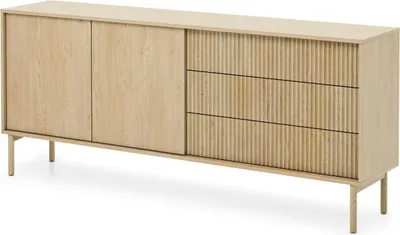 Immagine prodotto di Credenza FURNLUX Tavo in rovere 187 cm / Colore principale: beige / Dimensioni: 187 x 80 x 40 cm