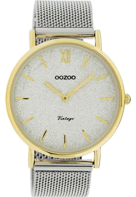 Image de OOZOO Montre Vintage Unie - Argent/or C20117