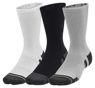 Obrázok produktu pre Under Armour – ponožky pre mužov/ženy, uni (balenie po 3 ks) GT16405 (47 EU – 50,5 EU) (čierna/sivá/biela)