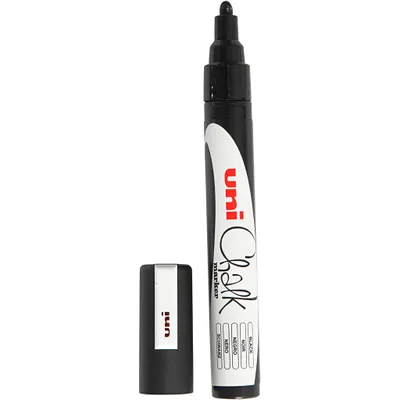 Produktbild von Chalk Pen, Strichstärke: 1,8-2,5 mm, Schwarz, 1Stck
