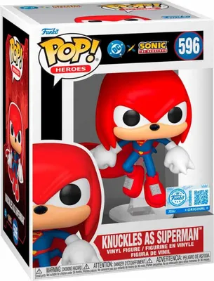 Immagine prodotto di Figurka Sonic the Hedghog - Knuckles come Superman (Funko POP! Heroes 596)