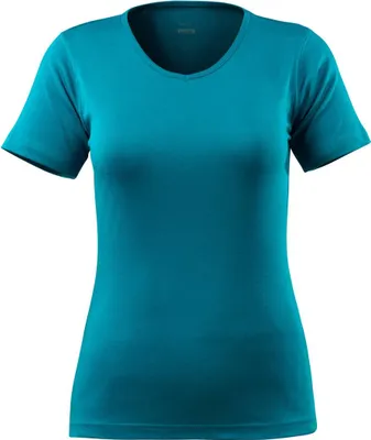 Produktbild von Mascot T-Shirt NICE CROSSOVER Damen 51584 Gr. S petroleum