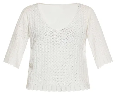 Zdjęcie produktu dla Bluza damska ALBEE - kolor biały, wykonana z wełny.
Bluza damska ALBEE - kolor biały, wykonana z wełny, rozmiar XL