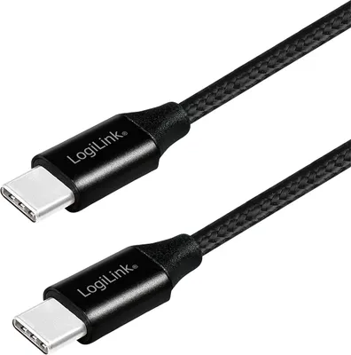 Image de LogiLink CU0154 LogiLink Câble USB 2.0, USB-C - USB-C mâle, 1,0 m
