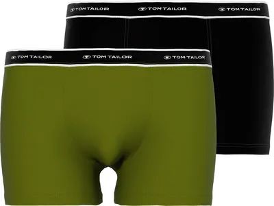 Produktbild von TOM TAILOR Herren Hip Pants grün uni 2er Pack Größe: M