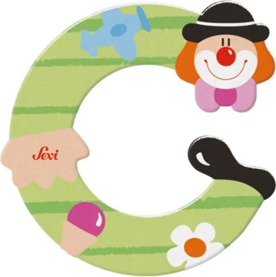 Produktbild von Trudi Holzbuchstaben Clown : Buchstabe C Buchstaben Sortierung: Buchstabe C