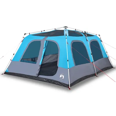 Produktbild von Kuppel-Familienzelt 10 Personen Blau Quick Release