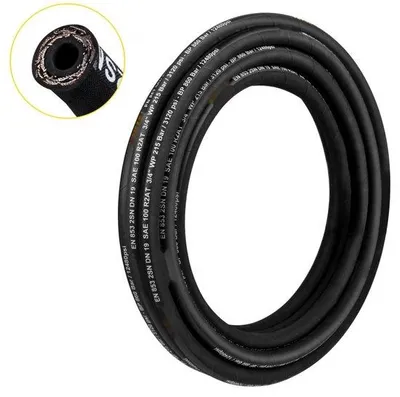Zdjęcie produktu dla Wąż hydrauliczny - Wąż hydrauliczny zwijany - 328 stóp - Wąż hydrauliczny luzem - 5800 PSI