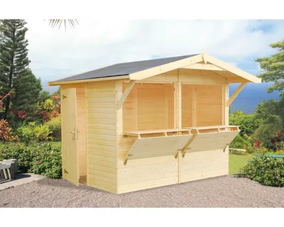 Produktbild von Marktstand Palmako Stella 5,0 m² 311 x 267 cm tauchgrundiert