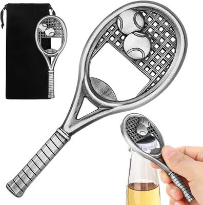 Produktbild von Tennisschläger-Flaschenöffner – Tennissport-Geschenk – Geschenke für Tennisspieler – Für Damen und Herren – Vatertagsgeschenk – Weihnachtsgeschenk