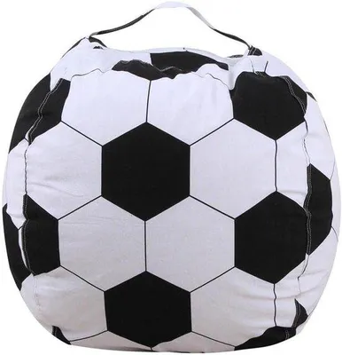 Obrázek produktu pro Allecto Plus – Úložný vak na plyšáky a sportovní míče – Měkký povrch – Vhodný pro fotbal, volejbal, baseball – Úložná taška pro děti – Pro plyšové hračky – 45 cm