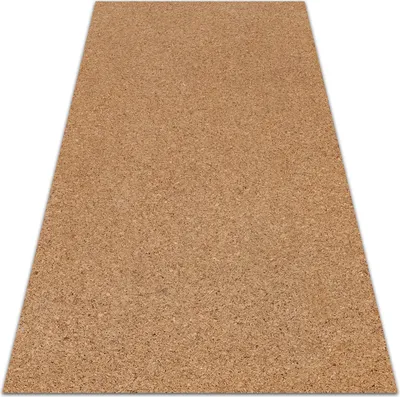 Produktbild von Trendiger PVC-Vinylteppich für den Innenbereich oder Balkon Korkmuster 60x90
