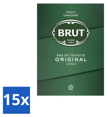 Immagine prodotto di 15 flaconi di Brut Original Eau de Toilette - 100 ml - Confezione - 15 pezzi