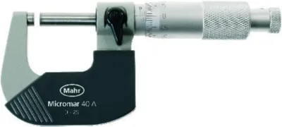 Zdjęcie produktu dla Mahr Bügelmessschraube Micromar 40A Messbereich 0-25mm Skalenteilungswert 0.01mm
