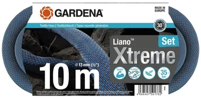 Produktbild von Gartenschlauch Textilschlauch Wasserschlauch - 1/2 Zoll - 10 m - PVC-Innenschlauch - Witterungsbeständig