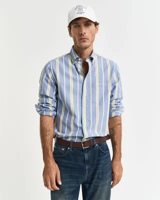 Produktbild von Gant 3250052 Langarmhemd Blau L Mann Blau L