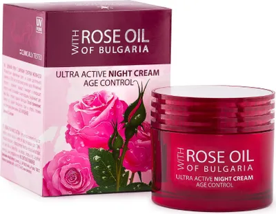 Produktbild von Biofresh Rose Oil of Bulgaria Ultra Active Nachtcreme 50 ml