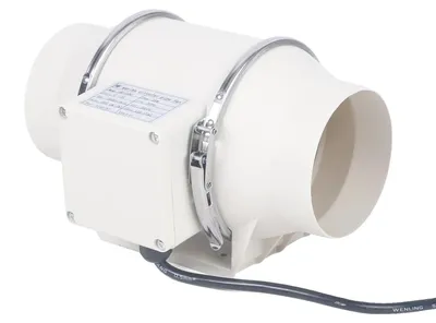 Obrázok produktu pre Ventilátor, výkonný motor, tichá prevádzka, BIELY
