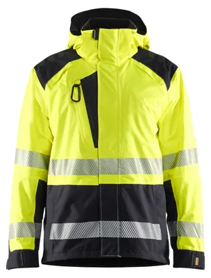 Produktbild von Blakläder High Vis Shell Jacke 4435, Farbe:High Vis Gelb/Schwarz, Größe:S