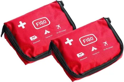 Produktbild von Ultimatives Reise-Erste-Hilfe-Kit 39 Teile, kompakt und wasserabweisend, ideal für Outdoor-Abenteuer & Zuhause, Schwarz
