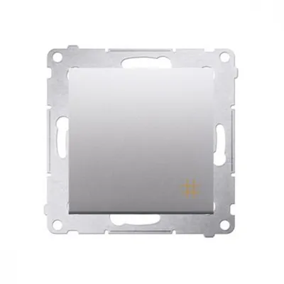 Obrázek produktu pro Kontakt-Simon DW7.01/43, Plast, Stříbrná, IP20, IP44, 250 V, 10 A, 75 mm
