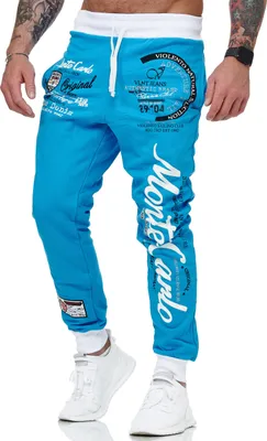 Produktbild von Herren Jogginghose | Monte Carlo 592 Türkis/Weiss XL