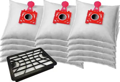Produktbild von KOMA ZE03PL - Zubehörsatz für Zelmer Magnat 3000, Jupiter, Solaria Staubsauger, 15 Staubsaugerbeutel, 1 Hepa-Filter