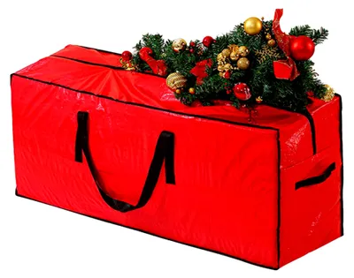 Produktbild von Aufbewahrungstasche für Weihnachtsbaum, extra groß, 2,5 m, künstlich - Organizer mit verstärkten Griffen und Reißverschlüssen, robuster Dekorationsbehälter für Zuhause
