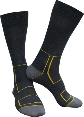 Obrázek produktu pro DASSY® Juno vlněné pracovní ponožky černá/antracitově šedá 36 - 39