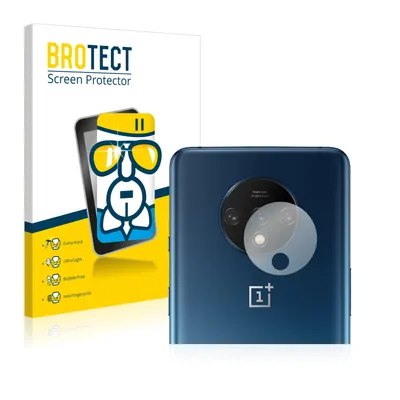 Produktbild von BROTECT Schutzglas für OnePlus 7T (NUR Kameraschutz) Schutzfolie Panzer Folie Glas Display Schutz klar