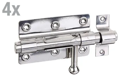 Obrázek produktu pro Alberts 4x zámek na závoru 153 mm zámek na závoru z nerezové oceli