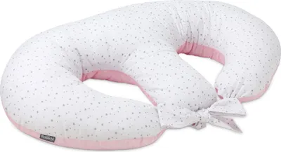 Produktbild von Bellochi veľký dvojitý vankúš - dvojčatá - vyrobené zo 100% bavlny -   - vankúš na ukladanie dieťaťa - Cuddly Cushion - 100x57 cm multifunkčné umiestnenie - Aurora