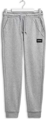 Productafbeelding van Björn Borg - Dames - BB Logo Sweaterbroek, licht gemêleerd - Grijs - Maat 40